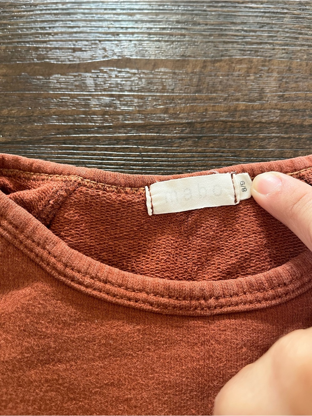 Mabo Kids Sweater - Rust - Picture 2 of 5